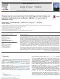 Cover page: Heating energy saving potential from building envelope design and operation optimization in residential buildings: A case study in northern China