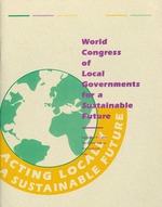 Cover page of World Congress of Local Governments for a Sustainable Future: Acting Locally for a Sustainable Future