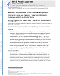 Cover page: Models for Unsymmetrical Active Sites in Metalloproteins: Structural, Redox, and Magnetic Properties of Bimetallic Complexes with MII-(μ-OH)-FeIII Cores