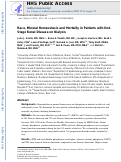 Cover page: Race, Mineral Homeostasis and Mortality in Patients with End-Stage Renal Disease on Dialysis