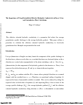 Cover page: The Importance of Using Probabilistic Effective Hydraulic Conductivity in Darcy's Law and Groundwater Flow Calculations