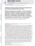 Cover page: Predictive modeling of spread in adult-onset isolated dystonia: Key properties and effect of tremor inclusion.