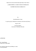 Cover page: "What Do You Do With the Mad That You Feel?": A Philosophical Take on Self-Governance Rather Than Self-Dominance