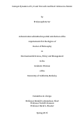 Cover page: Isotopic dynamics of C, O and U in soils and their relation to climate