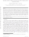 Cover page of Absorbing boundary conditions in material point method adopting perfectly matched layer theory