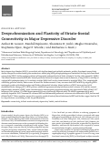 Cover page: Desynchronization and Plasticity of Striato-frontal Connectivity in Major Depressive Disorder.