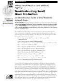 Cover page: Small Grain Production Pt 14: Troubleshooting Small Grain Production