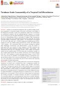 Cover page: Terabase-Scale Coassembly of a Tropical Soil Microbiome