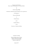 Cover page: Expansion and Exclusion: Race, Gender and Immigration in American Politics