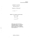 Cover page: SUMMARY OF THE RESEARCH PROGRESS MEETING OF MAY 4, 1950