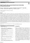 Cover page: Multi-Disciplinary Management in Rectal Cancer Survivorship: A Clinical Practice Review.