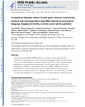 Cover page: Comparison between inferior frontal gyrus intrinsic connectivity network and verb-generation task fMRI network for presurgical language mapping in healthy controls and in glioma patients