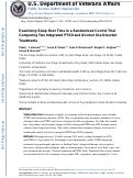 Cover page: Examining sleep over time in a randomized control trial comparing two integrated PTSD and alcohol use disorder treatments