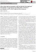 Cover page: Observation and measurements of the production of prompt and non-prompt Jψ mesons in association with a Z boson in pp collisions at s=8TeV with the ATLAS detector