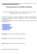 Cover page: Nasal Chemosensory Irritation in Humans