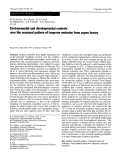 Cover page: Environmental and developmental controls over the seasonal pattern of isoprene emission from aspen leaves