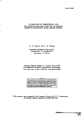 Cover page: A Tabulation of Thermodynamic Data for Chemical Reactions Involving 58 Elements Common to Radioactive Waste Package Systems