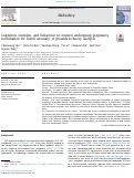 Cover page: Cognition, emotion, and behaviour in women undergoing pregnancy termination for foetal anomaly: A grounded theory analysis