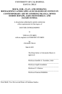 Cover page: Rock, Soil, Clay, and Seedling: Reimagining Landscapes as Ecologies of Justice in Contemporary Art by Otobong Nkanga, Dineo Seshee Bopape, Jade Montserrat, and jackie sumell