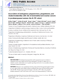 Cover page: Association of endogenous pregnenolone, progesterone, and related metabolites with risk of endometrial and ovarian cancers in postmenopausal women: the B~FIT cohort