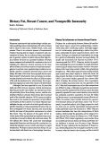 Cover page: Dietary Fat, Breast Cancer, and Nonspecific Immunity