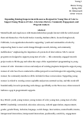 Cover page of Expanding Existing Empowerment Resources Designed for Young Men of Color to Support Young Women of Color - Literature Review, Community Engagement, and Program Analysis