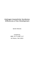 Cover page: Androgen Insensitivity Syndrome:&nbsp; Differences of Sex Development