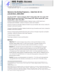 Cover page: Naloxone Use During Pregnancy-Data From 26 US Jurisdictions, 2019-2020.