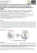 Cover page: Dimerization of the deaminase domain and locking interactions with Cas9 boost base editing efficiency in ABE8e.