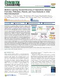 Cover page: Machine Learning Assisted Discovery of Interactions between Pesticides, Phthalates, Phenols, and Trace Elements in Child Neurodevelopment.