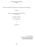 Cover page: Synthesis of California Port Competitiveness Issues and Policy Recommendations