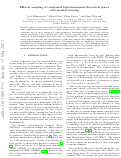 Cover page: Efficient sampling of constrained high-dimensional theoretical spaces with machine learning