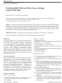 Cover page: PrometheusWiki Gold Leaf Protocol: gas exchange using LI-COR 6400