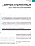 Cover page: Accuracy of Vessel-Encoded Pseudocontinuous Arterial Spin-Labeling in Identification of Feeding Arteries in Patients with Intracranial Arteriovenous Malformations