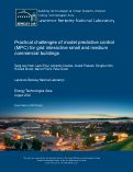 Cover page: Practical challenges of model predictive control (MPC) for grid interactive small and medium commercial buildings