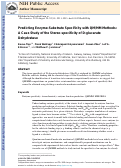 Cover page: Predicting Enzyme–Substrate Specificity with QM/MM Methods: A Case Study of the Stereospecificity of d‑Glucarate Dehydratase