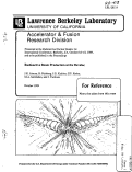 Cover page: Radioactive Beam Production at the Bevalac