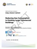 Cover page: Reducing Gas Consumption in Existing Large Commercial Buildings