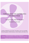 Cover page: California Early Care and Education Workforce Study: Licensed Family Child Care Providers, Alameda Country 2006