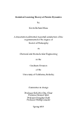 Cover page: Statistical Learning Theory of Protein Dynamics