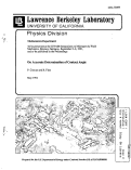 Cover page: On Accurate Determination of Contact Angle