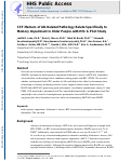 Cover page: CSF markers of AD-related pathology relate specifically to memory impairment in older people with HIV: a pilot study