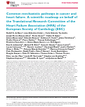 Cover page: Common mechanistic pathways in cancer and heart failure. A scientific roadmap on behalf of the Translational Research Committee of the Heart Failure Association (HFA) of the European Society of Cardiology (ESC).