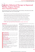 Cover page: Cognitive Behavioral Therapy in Depressed Cardiac Surgery Patients