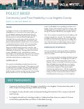 Cover page: Community Land Trust Feasibility in Los Angeles County