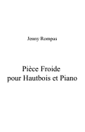 Cover page: Pièce Froide pour Hautbois et Piano