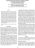 Cover page: Reasoning with Internal and External Representations: A Case Study with Expert Architects