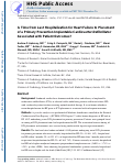 Cover page: Is Time From Last Hospitalization for Heart Failure to Placement of a Primary Prevention Implantable Cardioverter-Defibrillator Associated With Patient Outcomes?