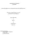 Cover page: Experimental Implementation of a Hopfield Neural Network Using DNA Molecules