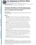 Cover page: Development and validation of a new ICD-10-based screening colonoscopy overuse measure in a large integrated healthcare system: a retrospective observational study.